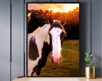 Horse Wall Art Digital Download Printable Farmhouse - Etsy