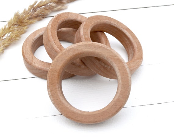 wooden teething ring