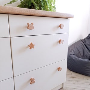 Sea animals knobs for kids dresser . Ocean theme handles for nursery dresser