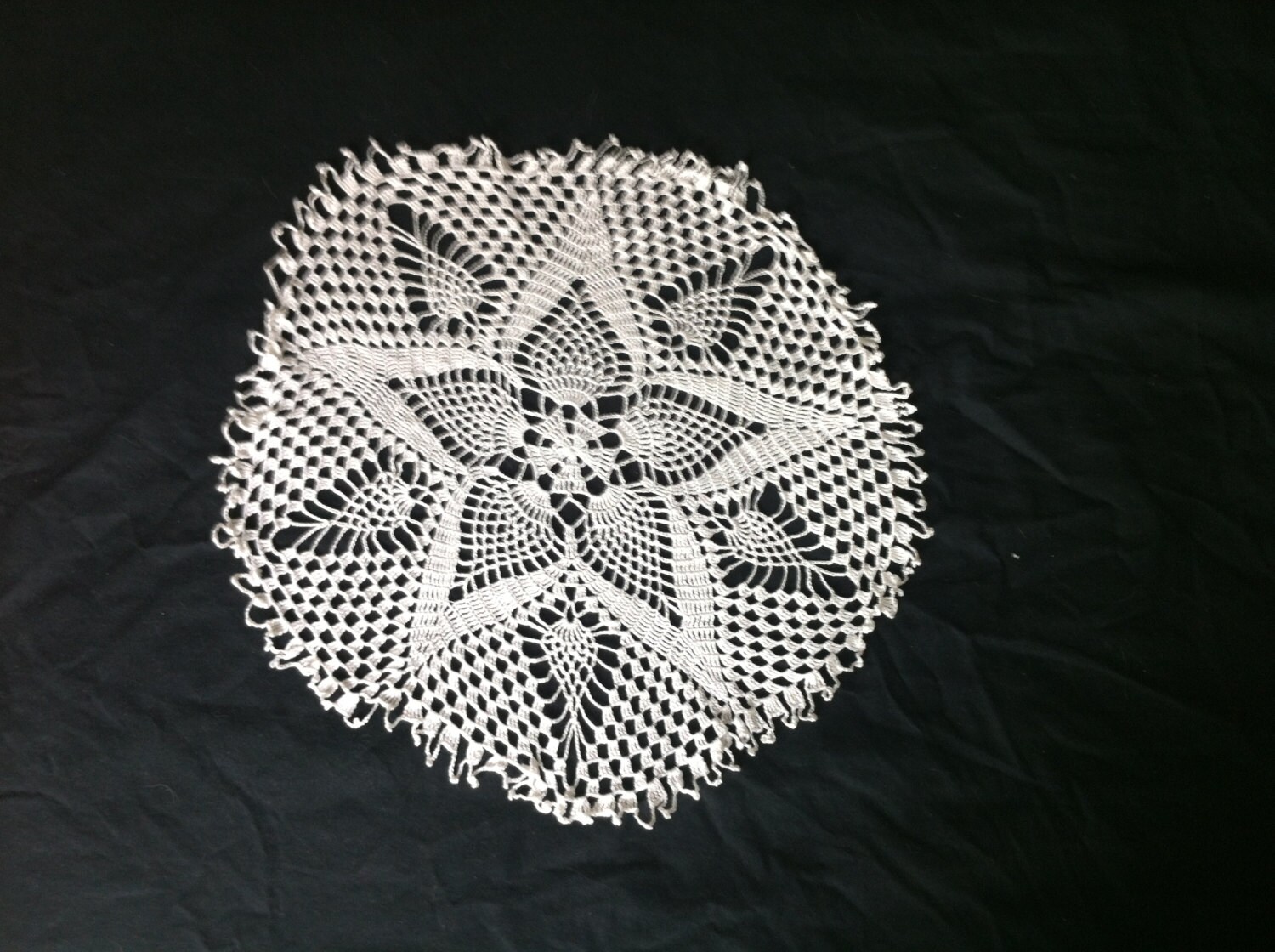 Napperon Ancien en Coton - Ancien Napperon 1940 Napperon et Crochet