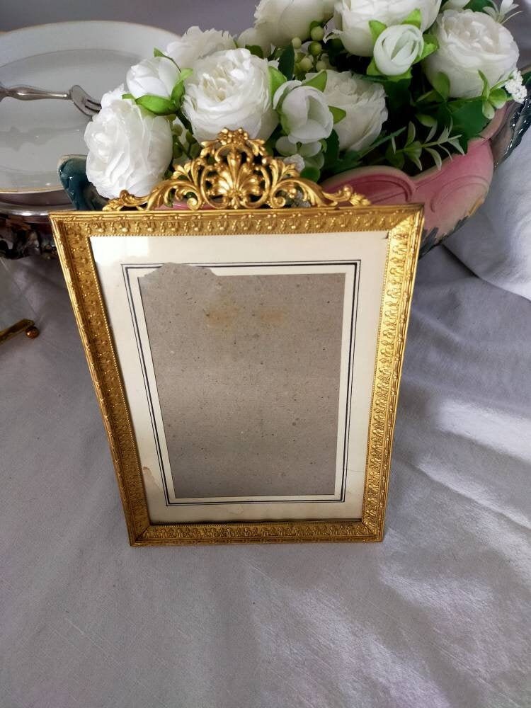 Ancien Cadre Photo Style Louis Xvi - Époque Xix Iéme Siècle