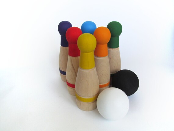 wooden skittles baby