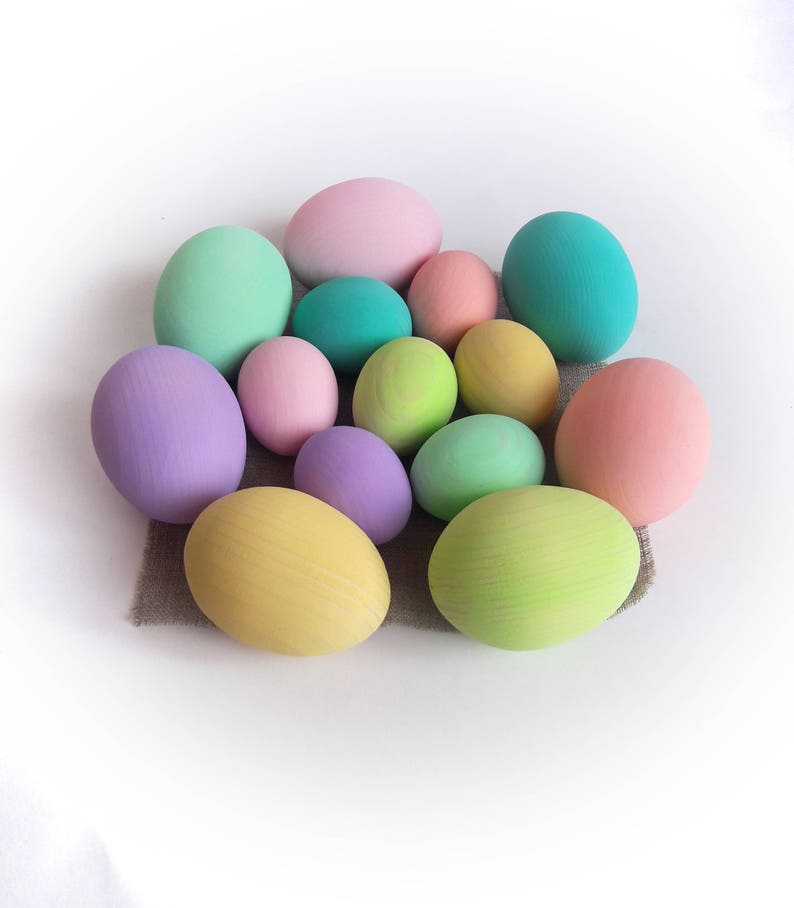 Easter Gift Gift for Baby Pastel Rainbow EGGS 7 Easter Etsy