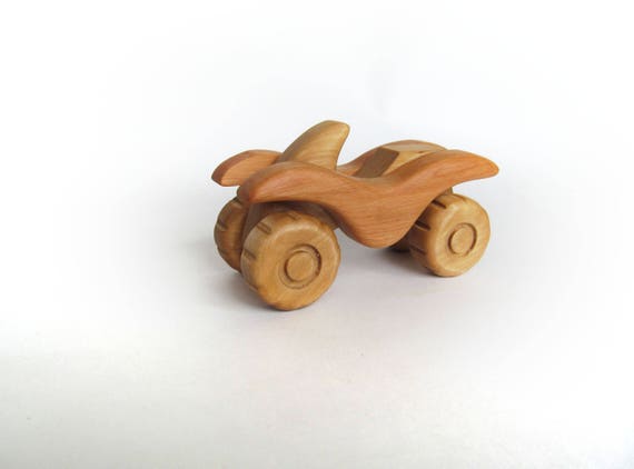 wooden motorbike toy