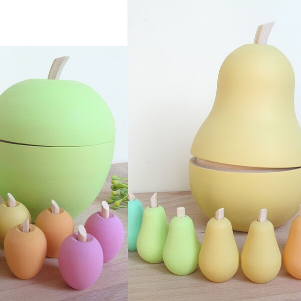Wooden Play Food Etsy