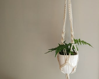 JESSI / Macramé planter, macramé suspension for plant, macramé plant hanger support for plant, Christmas gift idea
