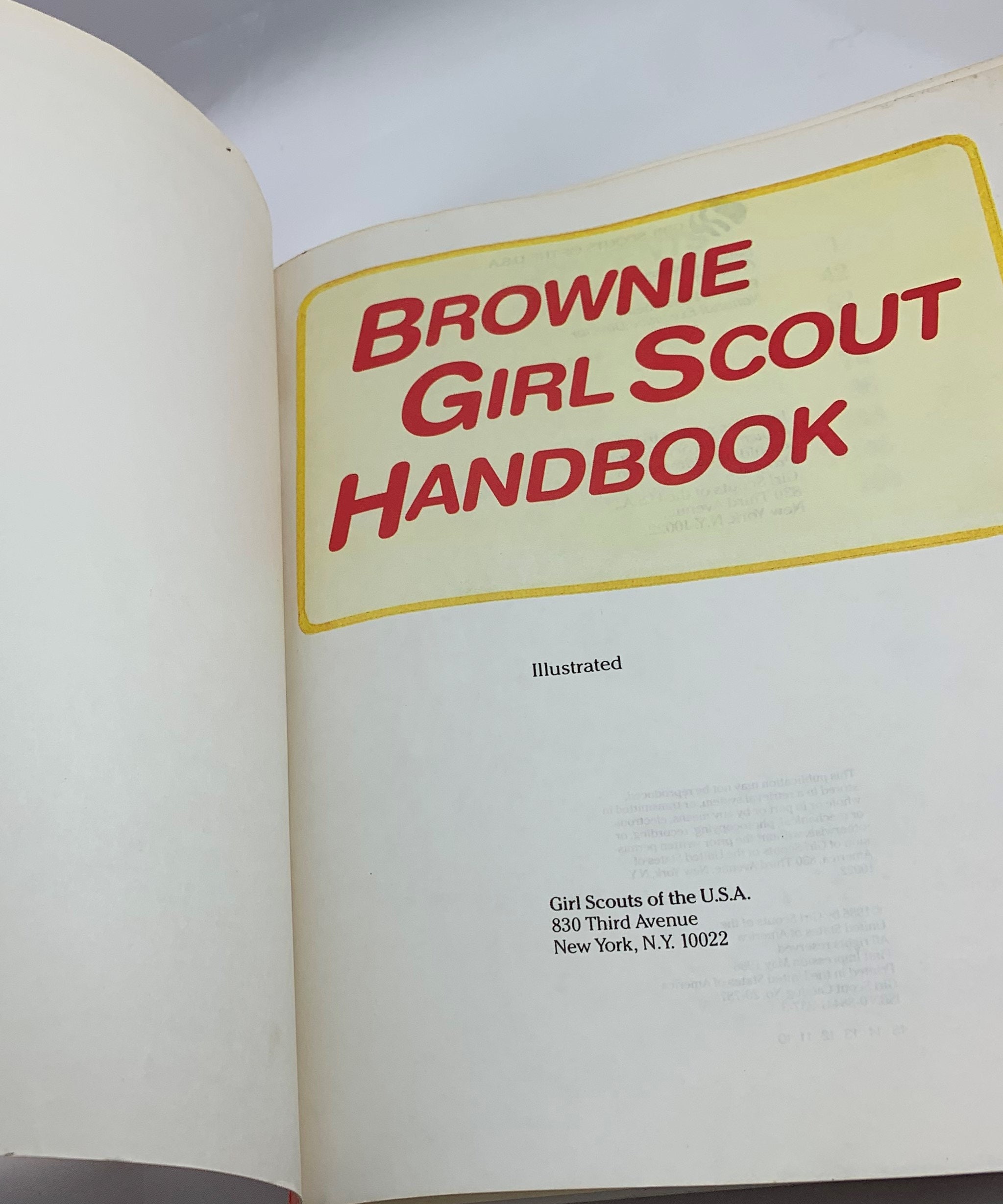 Brownie Girl Scout Handbook - Etsy