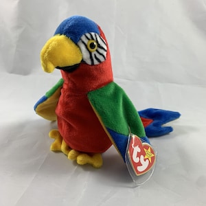 Ty Beanie Baby Parrot - Jabber