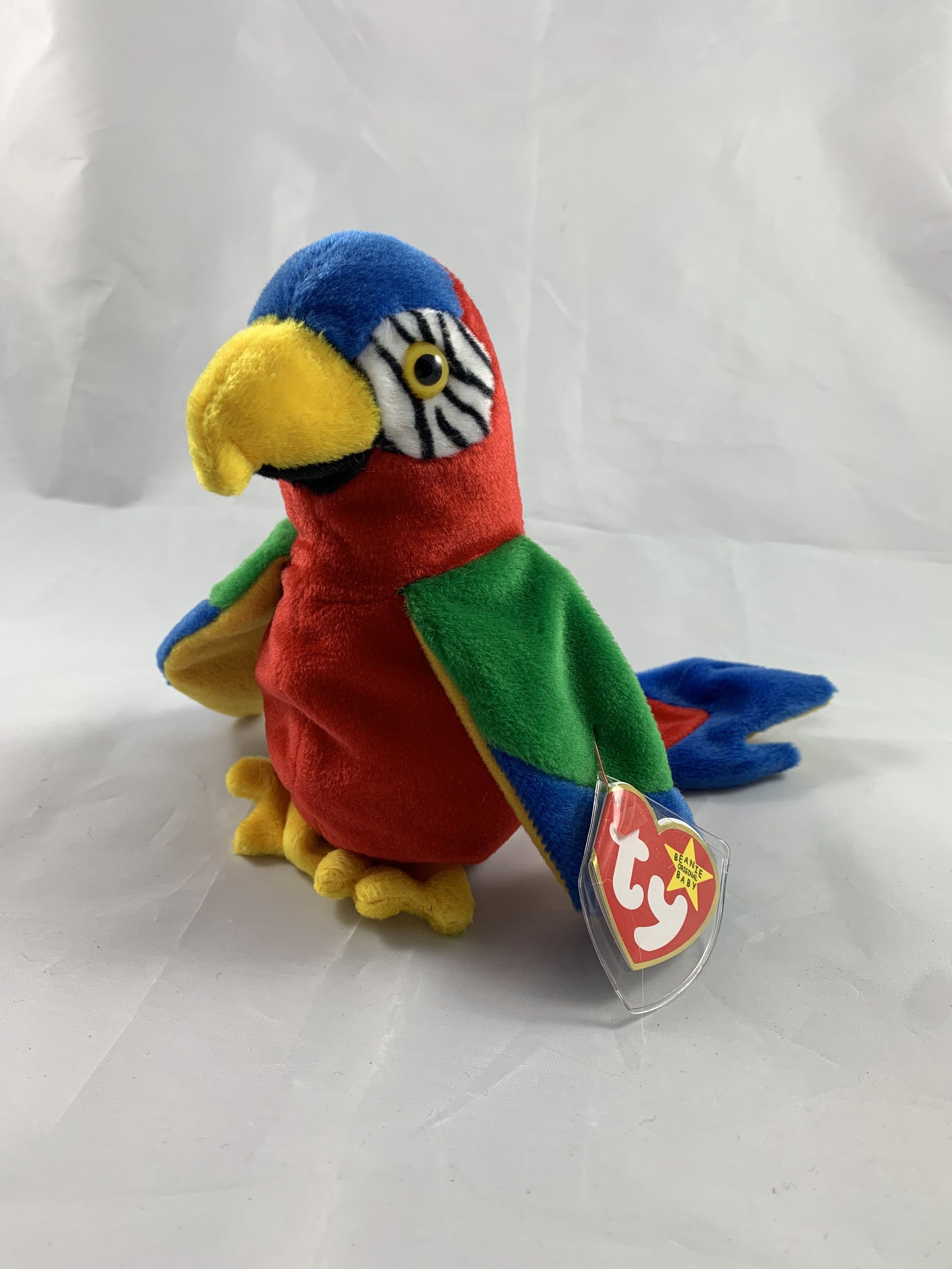 Ty Beanie Baby Parrot Jabber Etsy Sweden