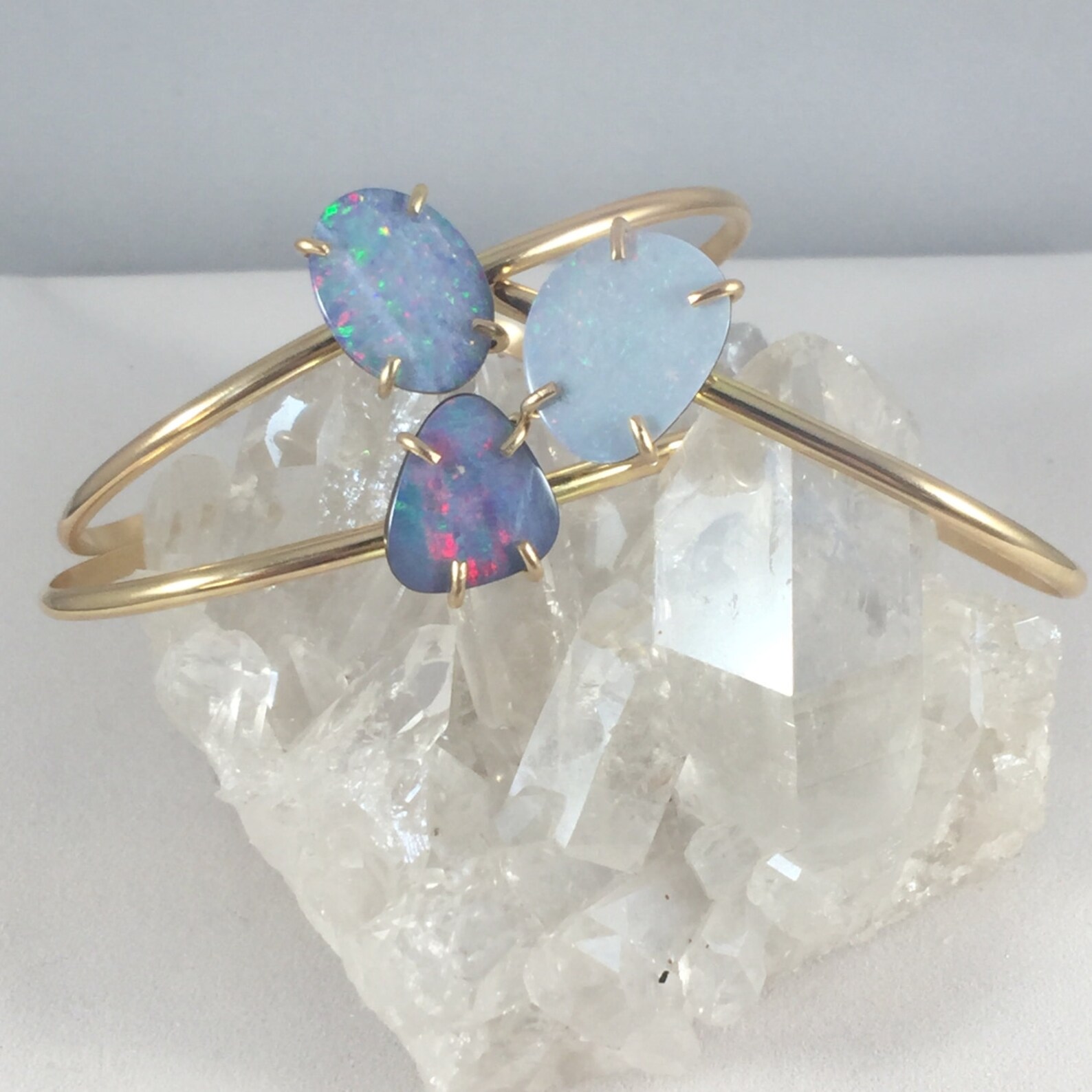 Opal Bracelet Opal Cuff 14k Gold Cuff Gold Fill Cuff Gold Etsy