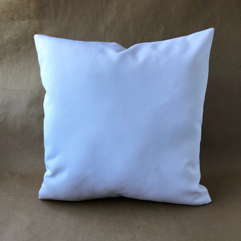 Dye Sublimation Blank Pillow Cover Polyester Pillow Blank Etsy