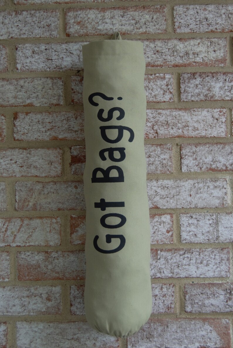 Plastic Shopping Bag Holder Grocery Bag Storage Burlap Etsy