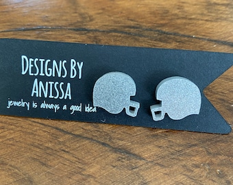 Football Helmets Earrings