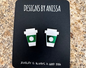 Coffee Cup Earrings
