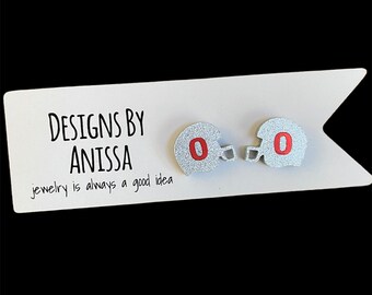 Football Helmet Earrings
