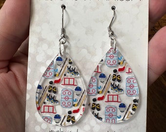 Hockey Earrings