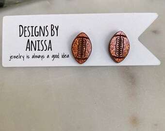 Footballs Earrings