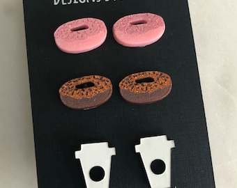 Coffee & Donuts Earrings