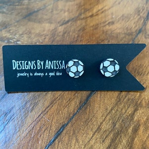 Soccer Ball Earrings
