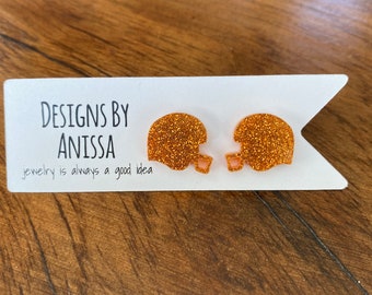 Football Helmets Earrings