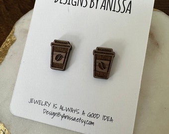 Coffee Cup Earrings
