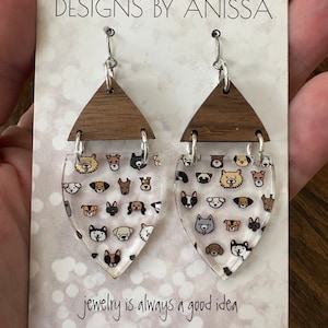 Dog Faces Earrings