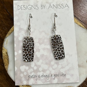 Animal Print Earrings