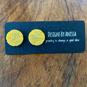 Tennis Ball Earrings