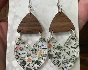 School Earrings