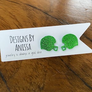 Football Helmets Earrings