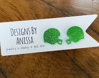 Football Helmets Earrings