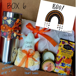Boo Spooky Fall Gift Box For Women, BOO Basket, Gifts for her, Best Friend Gifts, Gift Basket, Fall Gift Box For Her, Autumn Gift Box