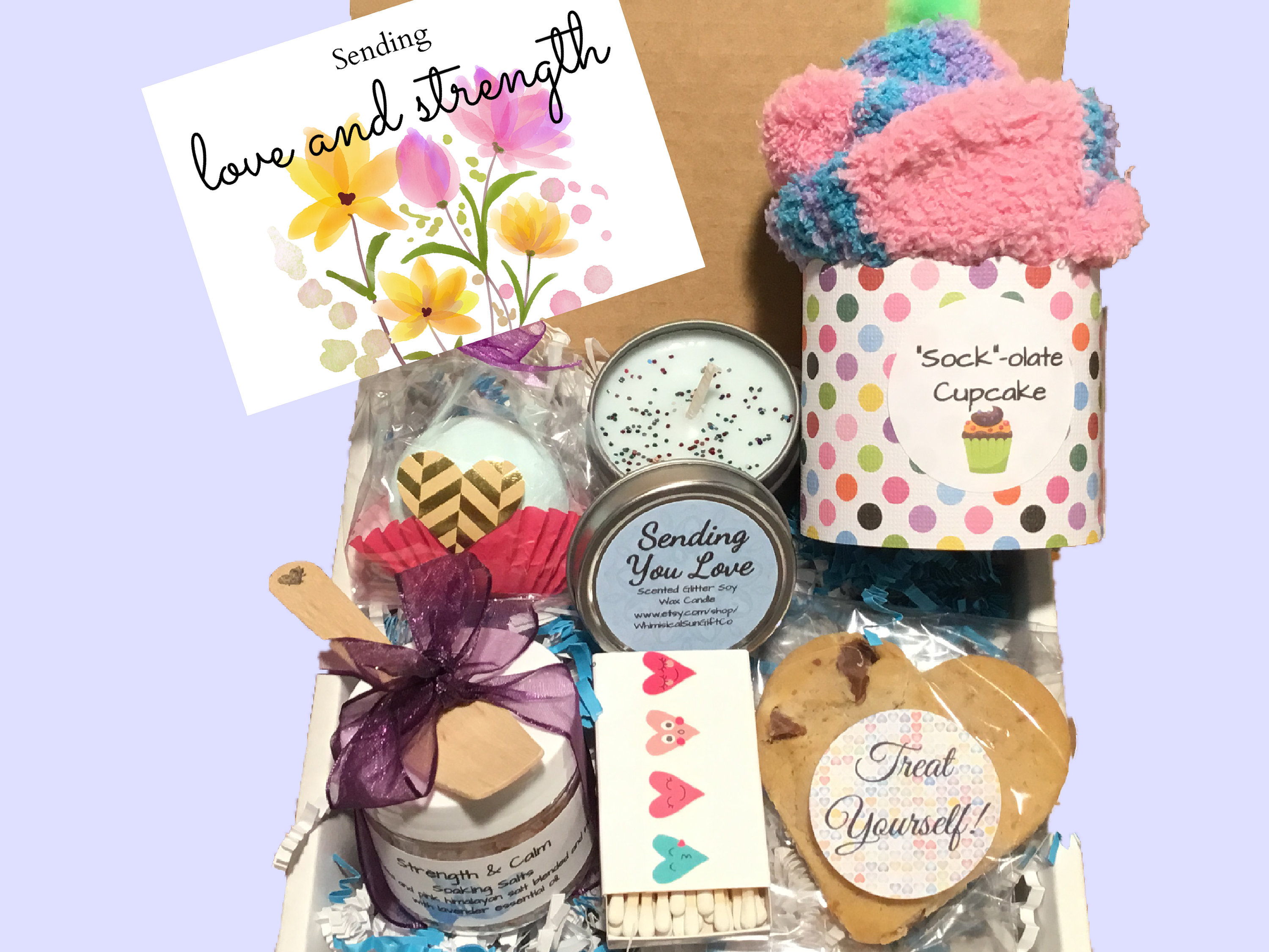 Self Care Gift Box Self Care Package for Woman Thinking of You Etsy