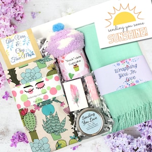 Sending You Sunshine | Time To Get Cozy Gift Box , Take Care Of You Care Package