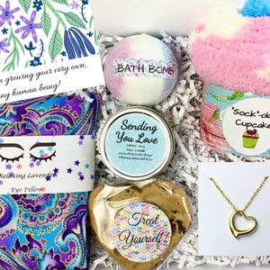 New Mom Self Care Gift Pregnancy Encouragement Gift Box Thinking of You New Baby Cheers Gift Birth Push Gift Take Care Of Yourself Gift