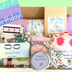 Birthday Gift Box Happy Birthday Care Package Birthday Gift Bday Gift Box Thinking of You Gift