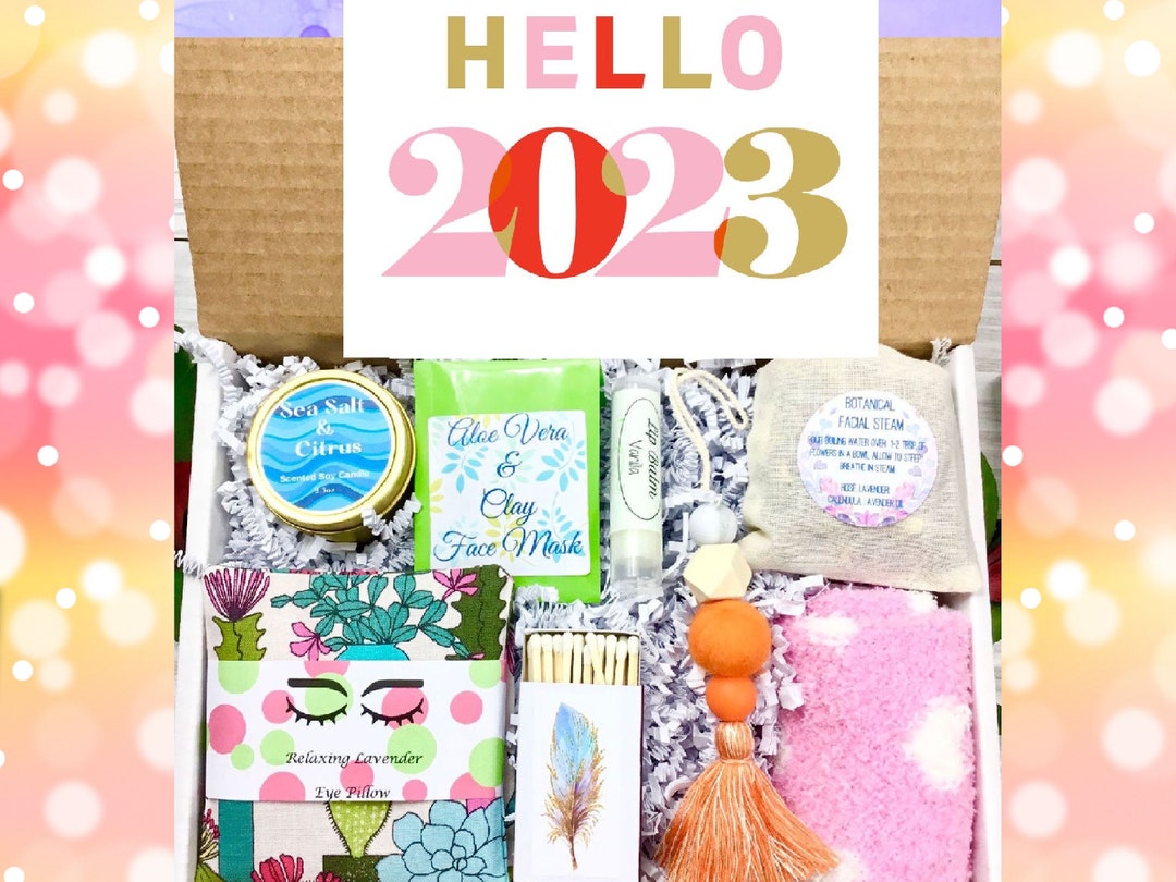 New Years 2023 Gift Box New Years Gift Ideas for Friends Etsy