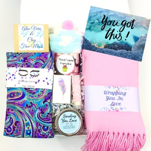 Cancer Care Package , Chemotherapy Care Package For Women Breast Cancer , Get Well Soon Gift Box , Chemo Breast Cancer Gifts