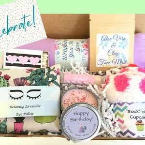 Birthday Gift Box Happy Birthday Care Package Birthday Gift Bday Gift Box Thinking of You Gift