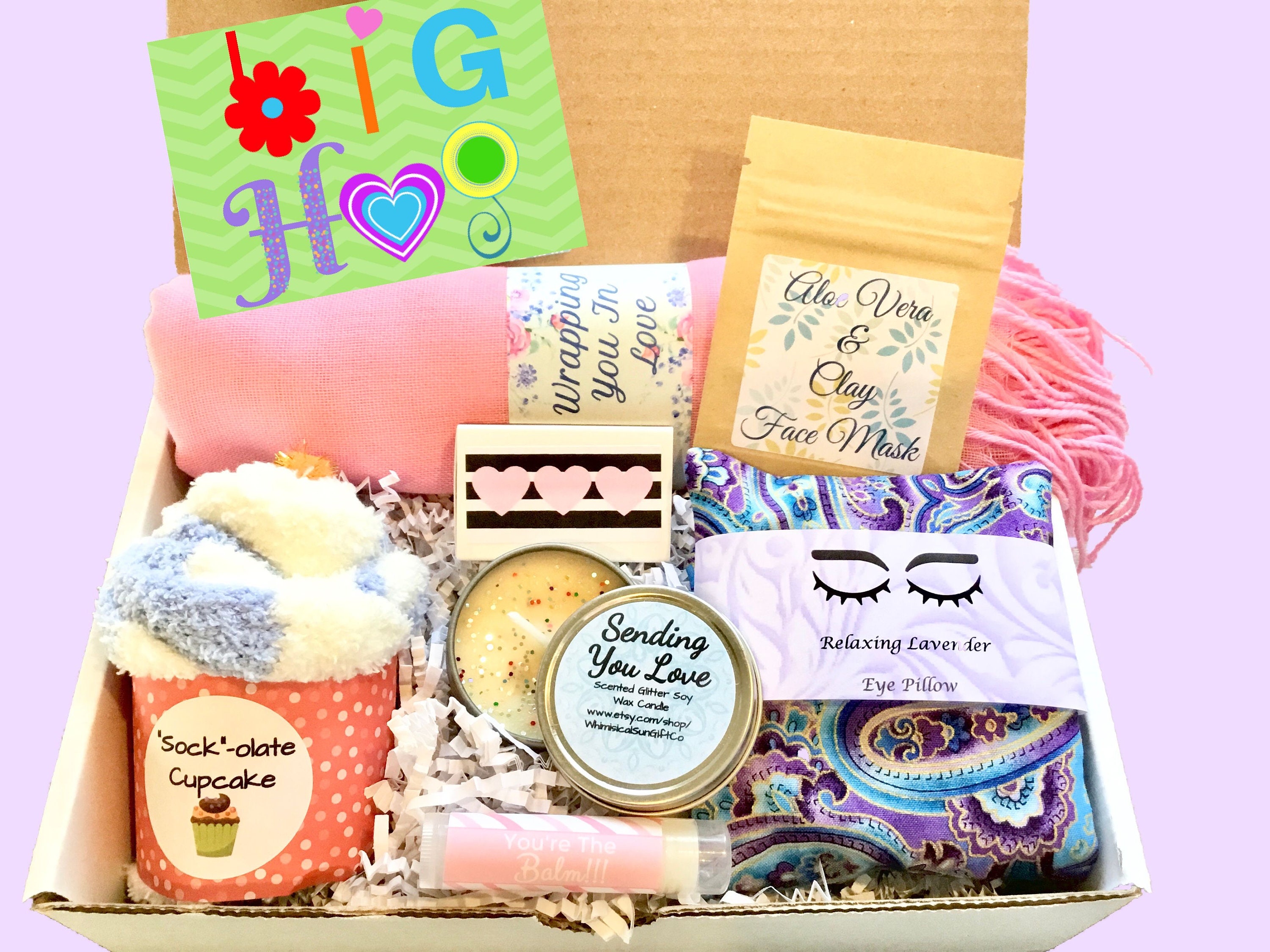 Extra Cozy Gift Box Cozy Hug in Box Birthday Box for Her Mom Etsy