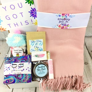 Chemo Care Package for Women, Sending Love & Positive Vibes, Fight