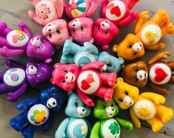 Vintage Style Care Bears RESTOCKED 4/19 Poseable Figures | Care Bear Action Figure | Retro Style Care Bears PVC Bears Just Play Sweet Sakura