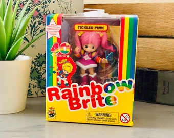 40th Anniversary Rainbow Brite Mini Figure | TLS Rainbow Brite Chee Bee | Tickled Pink Mini  | The Loyal Subjects Re-Issue Rainbow Brite