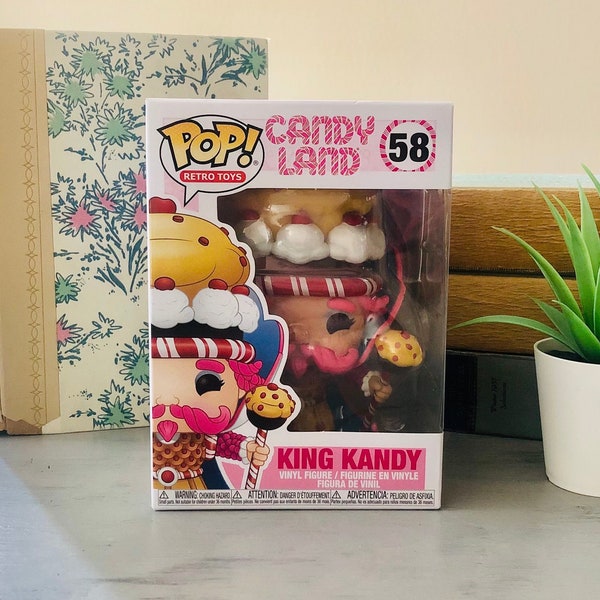 Funko Pop Retro Toys Candy Land King Kandy 58 | Retro Candy Land Game | Funko Pop Candyland King Kandy from Candy Land Figurine