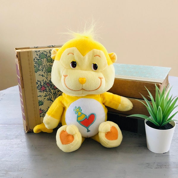 Vintage 2000's Collector's Edition Playful Heart Monkey Care Bear Cousins | Retro 2004 Care Bear Cousins | 2004 Playful Heart Monkey