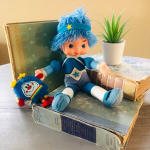 Vintage Buddy Blue Color Kid Doll uit de jaren 80 met Champ Sprite ...