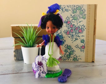 Vintage 1980's Rose-petal Place Rose Petal Doll | 1984 Rose