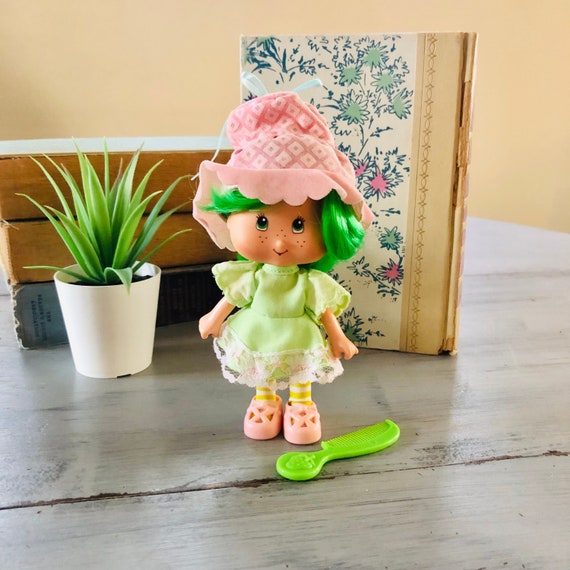 Vintage 1990's THQ Lime Chiffon Doll | Retro 1991 Strawberry Vintage 1990's THQ Lime Chiffon Doll | Retro 1991 Strawberry