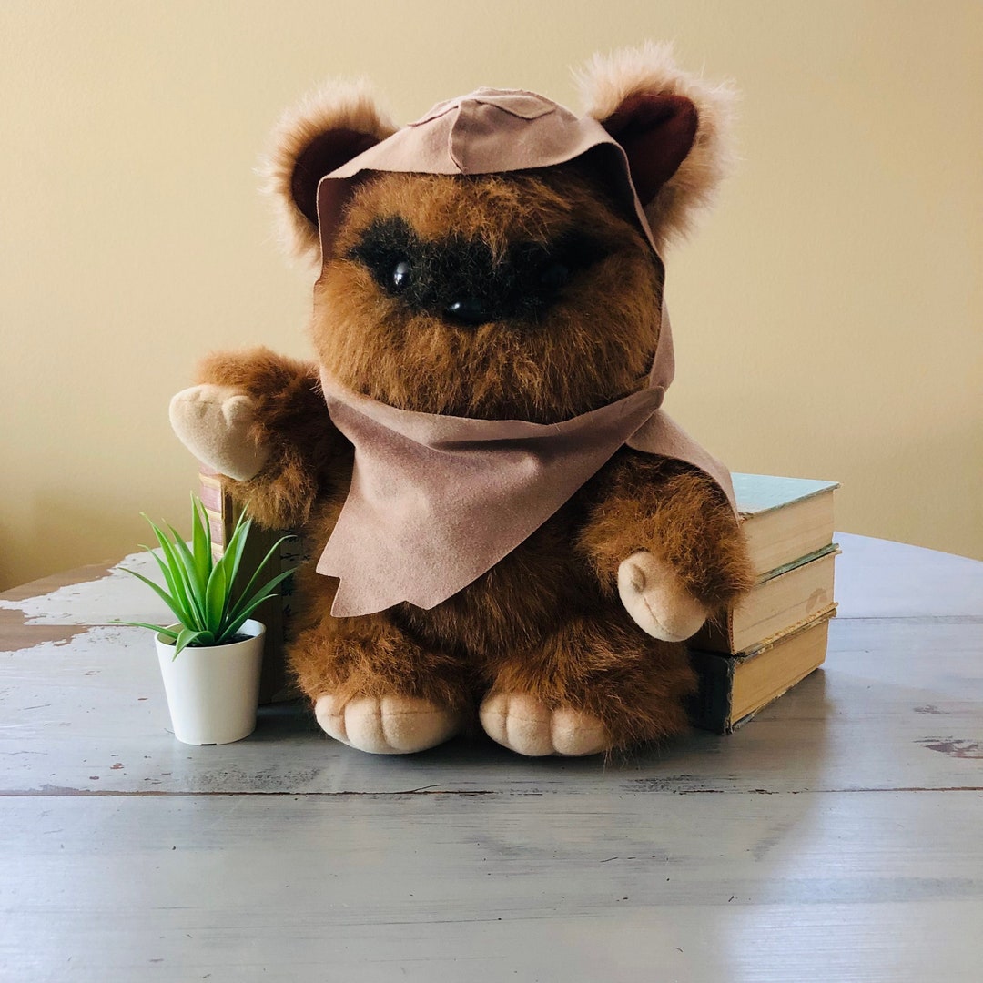 Vintage 1980's Wicket the Ewok Plush Return of the Jedi Toy 1983 Ewok