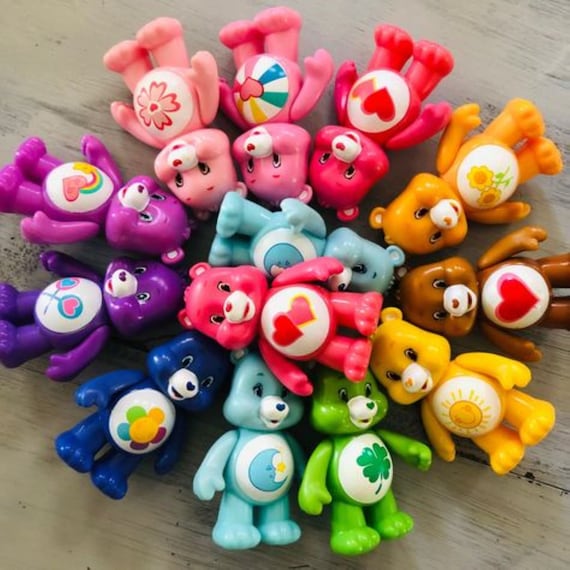 RESTOCKED 12 11 24 Vintage Style Care Bears Poseable Figures Care Bear Action Figure Retro Style Care Bears PVC Just Play Sweet Sakura Etsy Canada